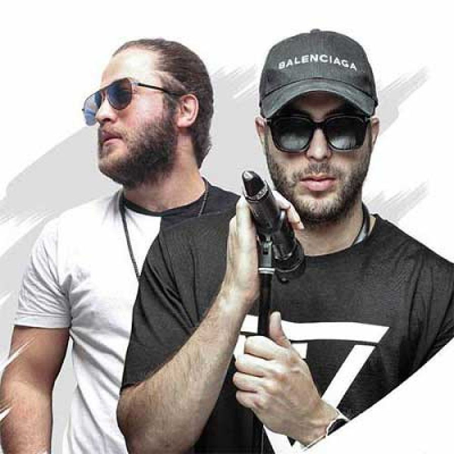 Back angled view with bag open and handles to the side.